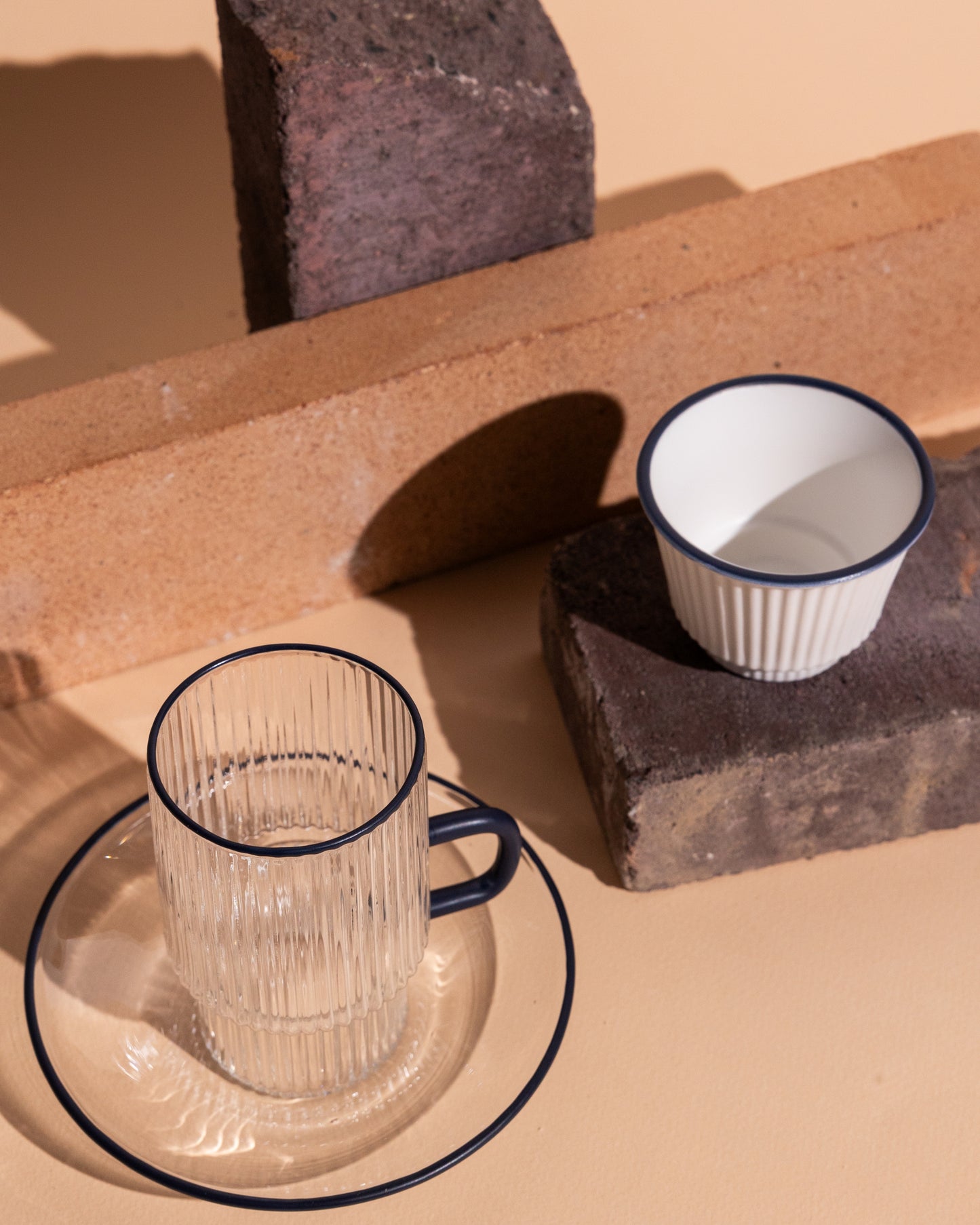 Flute Tea and Coffee Set