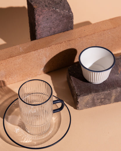 Flute Tea and Coffee Set