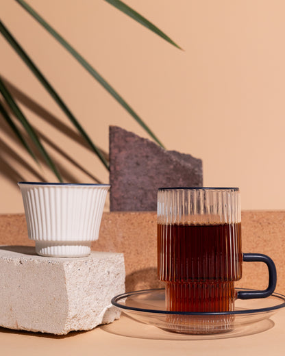 Flute Tea and Coffee Set
