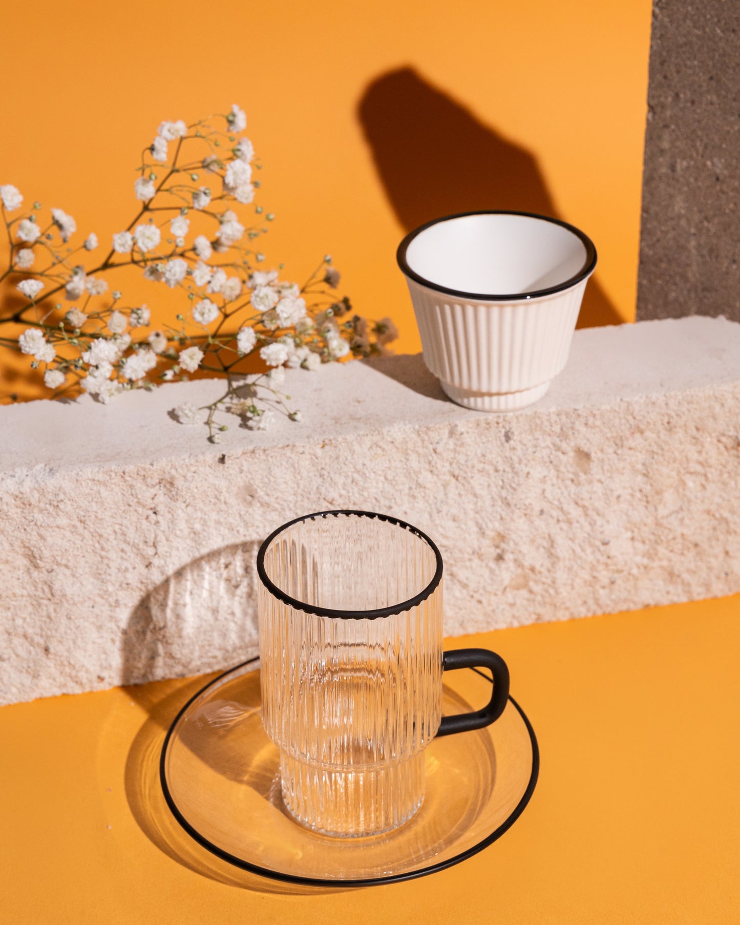 Flute Tea and Coffee Set