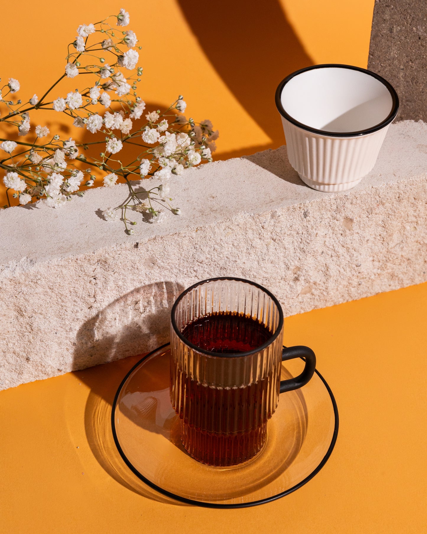 Flute Tea and Coffee Set