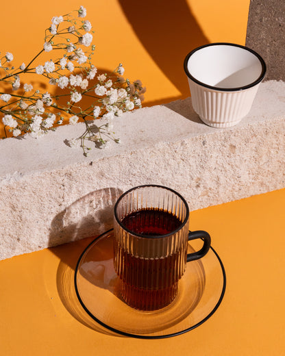 Flute Tea and Coffee Set