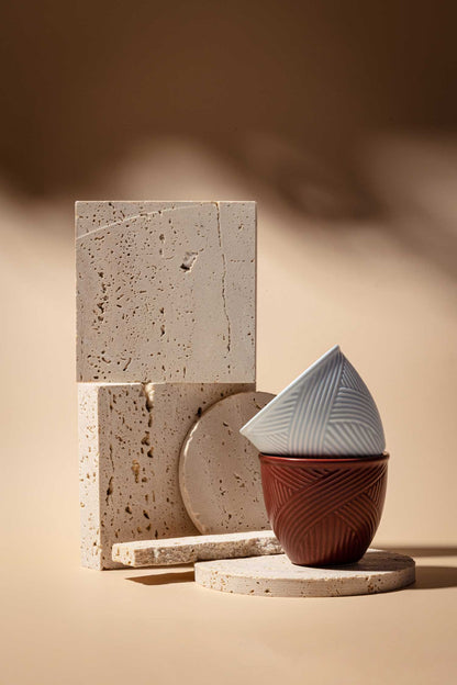 Aura Finjan Set - Maroon