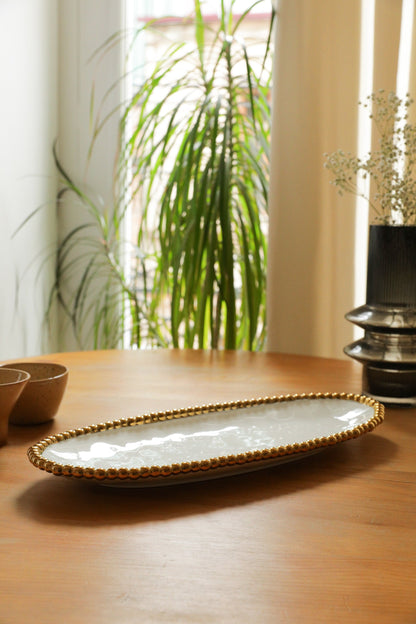 Beads Serving Plate -Large