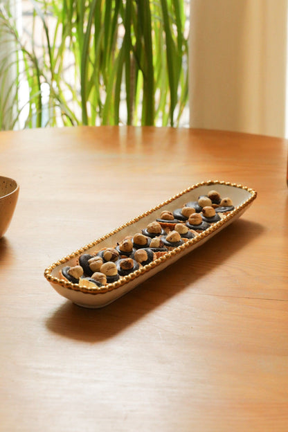 Beads Serving Plate - Slim