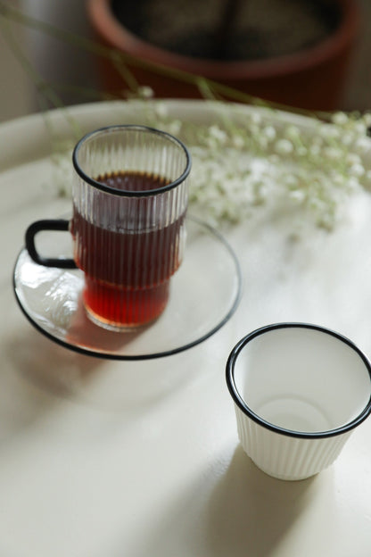 Flute Tea and Coffee Set