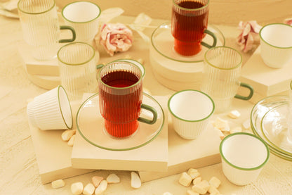 Flute Tea and Coffee Set